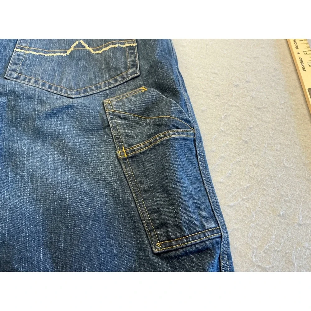Urban Pipeline Vintage Y2K Denim Carpenter Shorts Baggy Skate Mens 34 Streetwear
